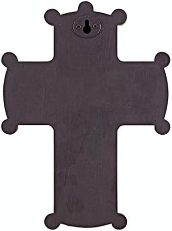 Needzo Византискиот Крсте Ѕид Крст, Црна и Златна Тон Католичката Виси на Ѕидот Оркестарот, 8 Инчен