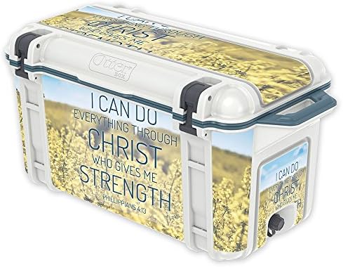 MightySkins (Ладилникот Не се Вклучени) Кожа Компатибилен со OtterBox Потфат 65 qt Кулер - Преку Христос | Заштитна, Трајни, и Уникатни