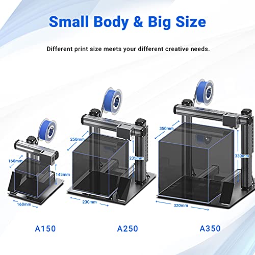 Snapmaker 3D Печатач, 2.0 Модели На 3-во-1 3D Печатач со 3D Печатење/Ласерско Гравирање/CNC Резба, Сите Метална, Авто-Израмнување,