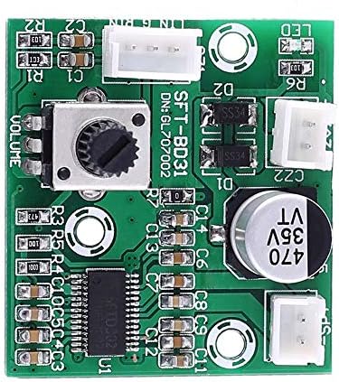 Моно Аудио Засилувач Одбор, 60W 12V 24V HiFi Дигитален Засилувач од Модул Моќ Засилувач Одбор за Контрола на Аудио Системот DIY Јазик