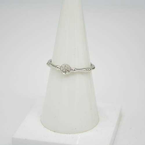 CR Накит S925 Sterling Silver DIY прстен фитинзи отворање на жените бисер прстен држачи за накит одлуки AMSSRM005