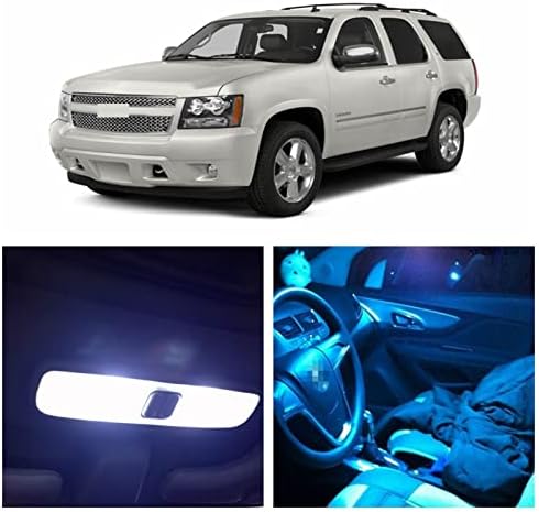 Acclqes LED Светилки Внатрешни работи Пакет за Полнење Табличка Светилка, за 2007-2014 Chevy Chevrolet Тахо Chevy-EF-13