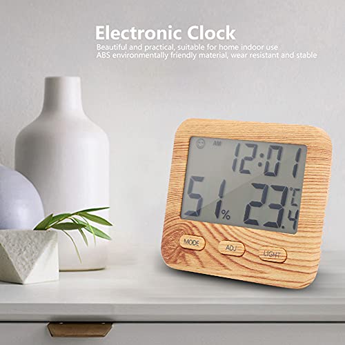Lectronic Часовник, Јасно Читање на Температурата и Влажноста на воздухот Метар Едноставна Безбедна Деликатна Дигитални Hygrometer