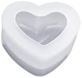 Срцето на Силиконски Калапи за Смола Комплет Мазна 3D Епоксидна Смола Мувла DIY Накит Правење Чоколадо Торта Фондан Декорација