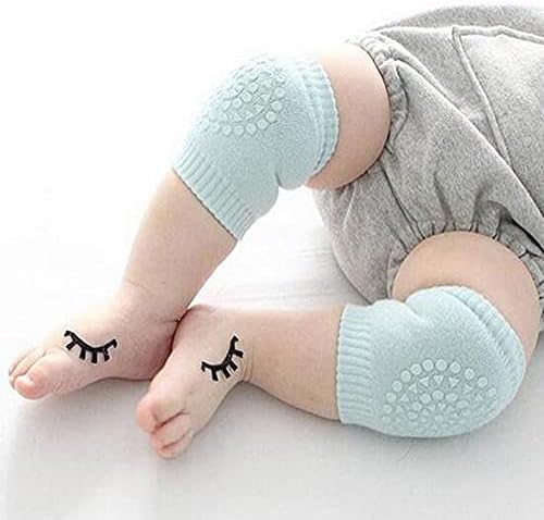 Бебе да Ползи Против Пролизгување Коленото, Унисекс Бебе Години Kneepads，Може да се користи постојано 2Pairs