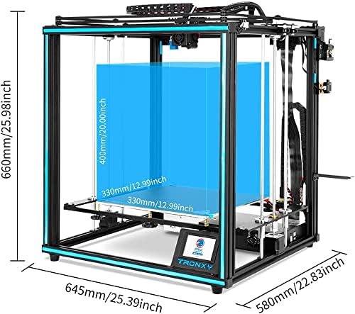 TRONXY X5SA DIY 3D Печатач Нова Надградба Молчи Мајка Одбор Големи Печатење со Големина 330x330x400mm