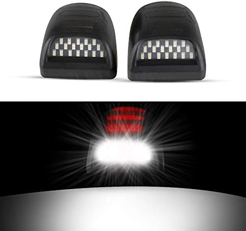 2 Пакети SMD LED Црвено Секвенца Светлината Цевка Табличка Светла Автомобил Број Светлина за Chevy Silverado Тахо Приградски GMC