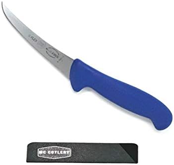 F. Дик Ergogrip 5 Инчен Полу-Flex Boning Нож - Луда Крава Прибор за јадење Ексклузивни - Нож и со Сечилото Guard - Висока Јаглерод
