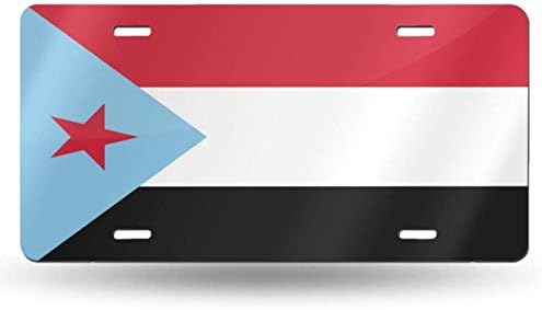 Conaway Знаме на Јужен Јемен Табличка Пред Лиценца Знак Автомобил Ознака Декоративни Метална Плоча