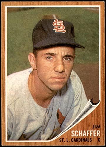 1962 Topps 579 Џим Schaffer Св. Луј Кардинали (Бејзбол Картичка) NM Кардинали