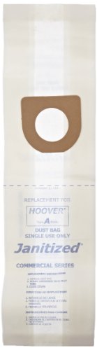 Janitized ЈАН-HVA(3) Хартија Премиум Замена Комерцијални Вакуум Торба за Hoover Некоја, Однапред 1200 & Pacific Steamex MyVac правосмукалки
