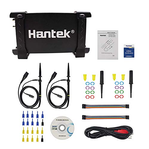 Hantek 6022BL 2 CH USB Oscilloscope со Логика Аналитичар, 20MHz 48MSa/s