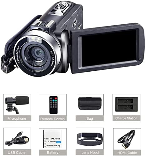 4K видео камера Vlogging Камера за YouTube Ултра HD 4K 48MP Видео Камера со Микрофон & Remote Control WiFi Дигитална Камера 3.0 IPS