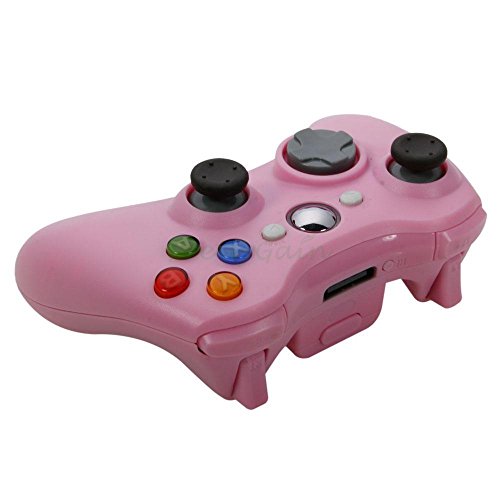 Новиот Безжичен Далечински Игра Контролер за Microsoft Xbox360 Конзола Розова 1249