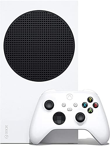 TELA Најновите Microsoft Xbox Серија S 512GB Игра Сите-Дигитален Конзола + 1 Безжичен Контролер, Бело - 10GB GDDR6 Меморија, 4K Streaming