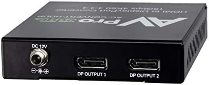 AVPro Работ AC-Претвори-HDDP 4K60 18Gbps 1x2 HDMI да Displayport Конвертор и Дистрибуција Засилувач