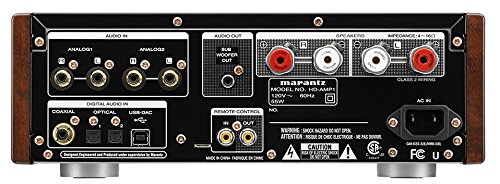 Marantz HD-AMP1 - Стерео Интегриран Засилувач со Вграден-во DAC Премиум Квалитет на Звукот Двојна Аналогни Текст Посветен Слушалки