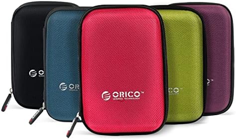 ORICO Хард Диск Случај 2.5 инчен Надворешен уред за Складирање Носи Торба Водоотпорен Shockproof со Внатрешна Големина 5.5x3.5x1.0inch