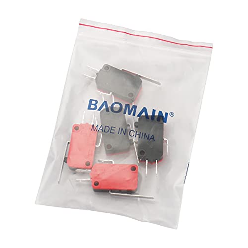 Baomain Микро Прекинувач V-162-1C25 SPDT 3P Краток Директно Зглоб Лост Еден Пакет на 5