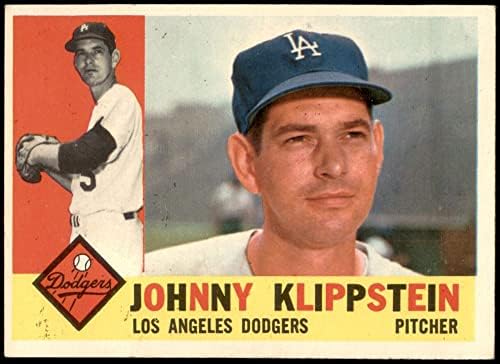 1960 Topps 191 Џони Klippstein Лос Анџелес Затајувачите (Бејзбол Картичка) Деканот на факултетот за Картички 5 - EX Затајувачите