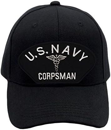 PATCHTOWN НИ Морнарица Corpsman Шапка/Ballcap Прилагодливи Една Големина Одговара на Повеќето