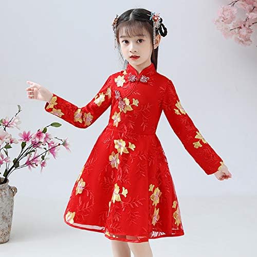 Деца Бебе Девојки Божиќ Облечи,Дете Девојка Месечината Кинеската Нова Година Танг Одговараат Принцеза Фустани Облека