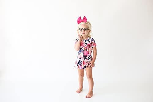 Елитниот од Кикирики Бебе Twirl Здолниште Bodysuit - Младата Девојка Облека - Viscose од Бамбус