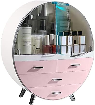 Козметички витрини, 4-слој Магнетни Шминка Складирање Организатор Погодно Шминка Организатор Кутија за Спалната соба, Облекување