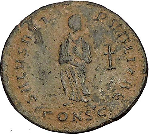 383 ТОА AELIA FLACILLA w СКРОЛУВАЈТЕ Теодосиј I Сопруга 383AD C монета Добра