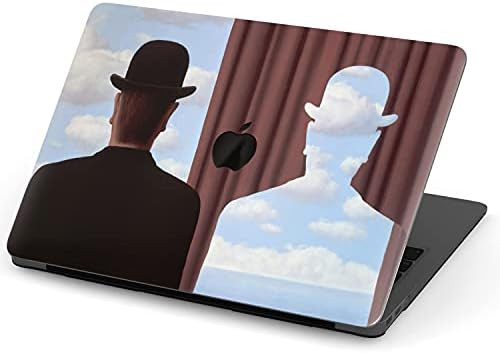 Mertak тежок Случај Компатибилен со MacBook Pro 16 Воздух 13 инчен Mac 15 Ретината 12 11 2019 2020 2018 2017 Покрие Лаптоп Рене Magritte