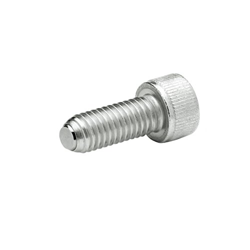 J. W. Winco 2T5000P48/BN GN606-NI Socket Head Кап Завртки со Рамна Топката Крај, 10-24 x 0.500 Тема Должина, од не ' Рѓосувачки Челик