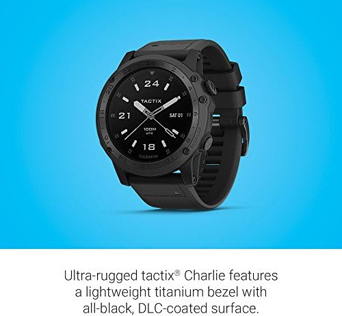 Garmin Tactix Чарли, Премија GPS се Види со Тактички Функционалност, ноќенпоглед Очила Компатибилност, Topo Мапирање и Други Тактички-специфични