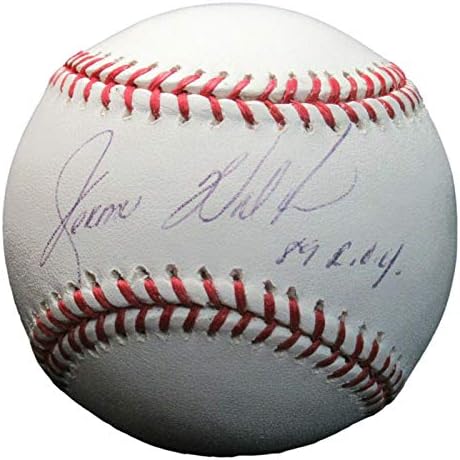Џером Walton Потпишан Autographed Бејзбол OML Топка89 РОЈ Чикаго Младенчиња