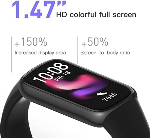 hhscute Паметни Часовници,1.47 цел Екран Женска Паметни Часовници Smart Watch за Андроид Телефони IP67 Вода-Доказ 10 Спортски Режими