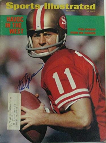 Стив Spurrier 49ers Потпишан SI Спорт Ѕ Декември 4, 1972 141561 - Autographed Колеџ Списанија