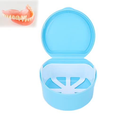 Устата Гарда на Сад, Храна Одделение Преносни Лесни Стоматолошки Retainer Кутија Мирис за Дома за Патување(Светло сини)