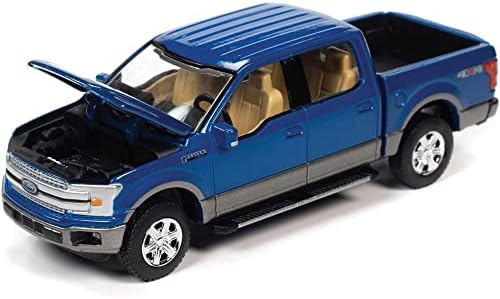 Авто-Светот 2019 Ford F 150 Ласо - Мускулна Камиони [Сино/Сребрена]
