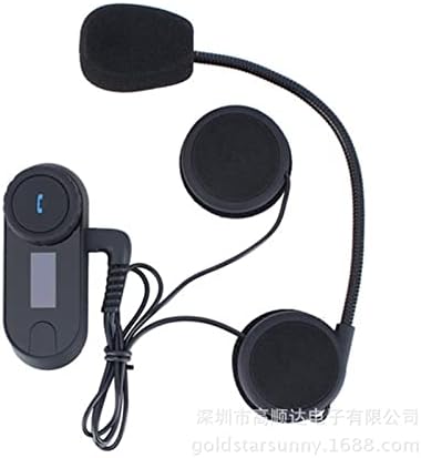 HUACHEN-LS Прозорец Спогодба Шлем Токи TalkieLED Caller ID Шлем Bluetooth Слушалки 800m Спогодба Јава Шлем Bluetooth Слушалки за