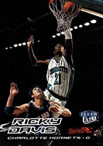 1999-00 Ултра Кошарка 56 Ricky Дејвис Шарлот Hornets Службен НБА Трговски Картичка Од Fleer Изнајмување на Компанијата