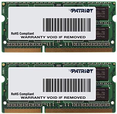 Патриот Mac Серија 16GB Apple SODIMM Kit (2X8GB) DDR3 1333 PC3 10600 204-Pin-SO-DIMM PSA316G1333SK