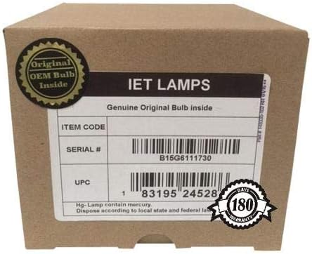 IET Светилки - Вистинска Оригинални Замена на Сијалица/светилка Внатре со Станбен за Јасност Проектор (Моќ од страна на Osram)