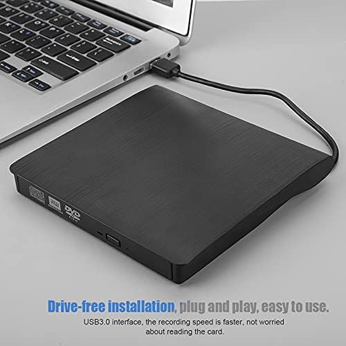Надворешни DVD CD Диск, DVD Писател USB 3.0 Вози-со Голема Брзина на Читање Пишување за Пренос на Податоци, CD DVD Писател Plug and