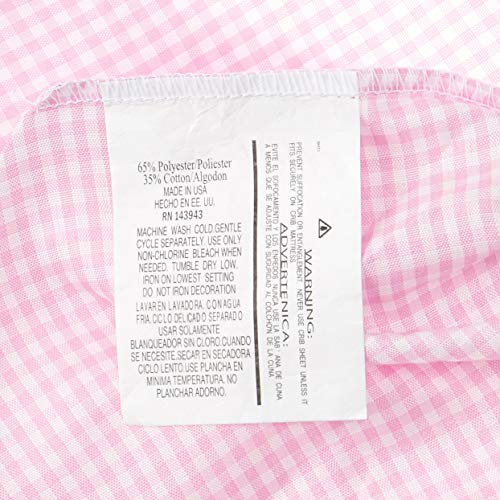 BabyDoll памучен ткаенина на карета Лулка Лист, Розова, 15x33