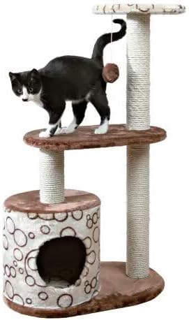 Микс.Домашната Мачка Дрво во Беж & Браун, 37.25. Најдобриот Избор за Вашите Миленици. Kitty Мислења. Мачката се Залага. Најдобри