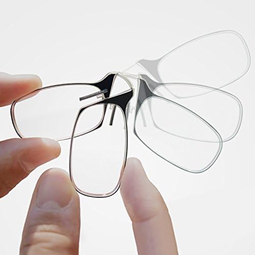 ThinOptics Keychain Случај + Правоаголна Читање Очила