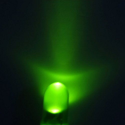 uxcell 40pcs 2 Бои x 20pcs 5mm Црвена Зелена LED Диоди Светла Боја Леќа Дифузен Круг 20mA Осветлување Крушка Светилка Електронски