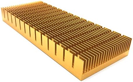 Ладење Модул, 5.9 x 2.36 x 0.7 инчни Алуминиумски Топлина Мијалник Heatsink Ладилник Перка за Висока Моќност ПРЕДВОДЕНА Транзисторски