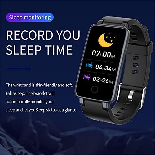 Fmystery Smart Watch за Мажите и Жените,IP67 Водоотпорен Фитнес Тракер со Спиење Монитор, Фитнес Следење на Smart Нараквица, Следење