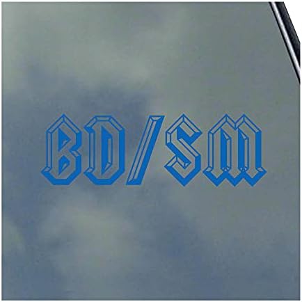 BDSM Врежана Логото Винил Налепница Decal S&M Откачен Љубов Господар Послушен Безбедно Збор