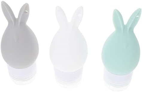 Стискаш Патување Шминка Шише Сет: 3Pcs Велигден Bunny Козметика Точење 30ml Отворено Subpacking Шишиња Toiletries Сад Избрани Боја